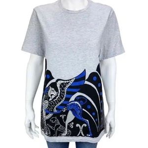 Gianni Versace, Women's Winged Lion Print Tee